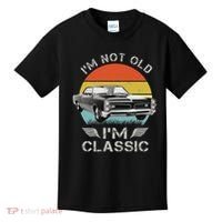 1966 66 Gto Classic Car Old School Muscle Car Kids T-Shirt thumb 0