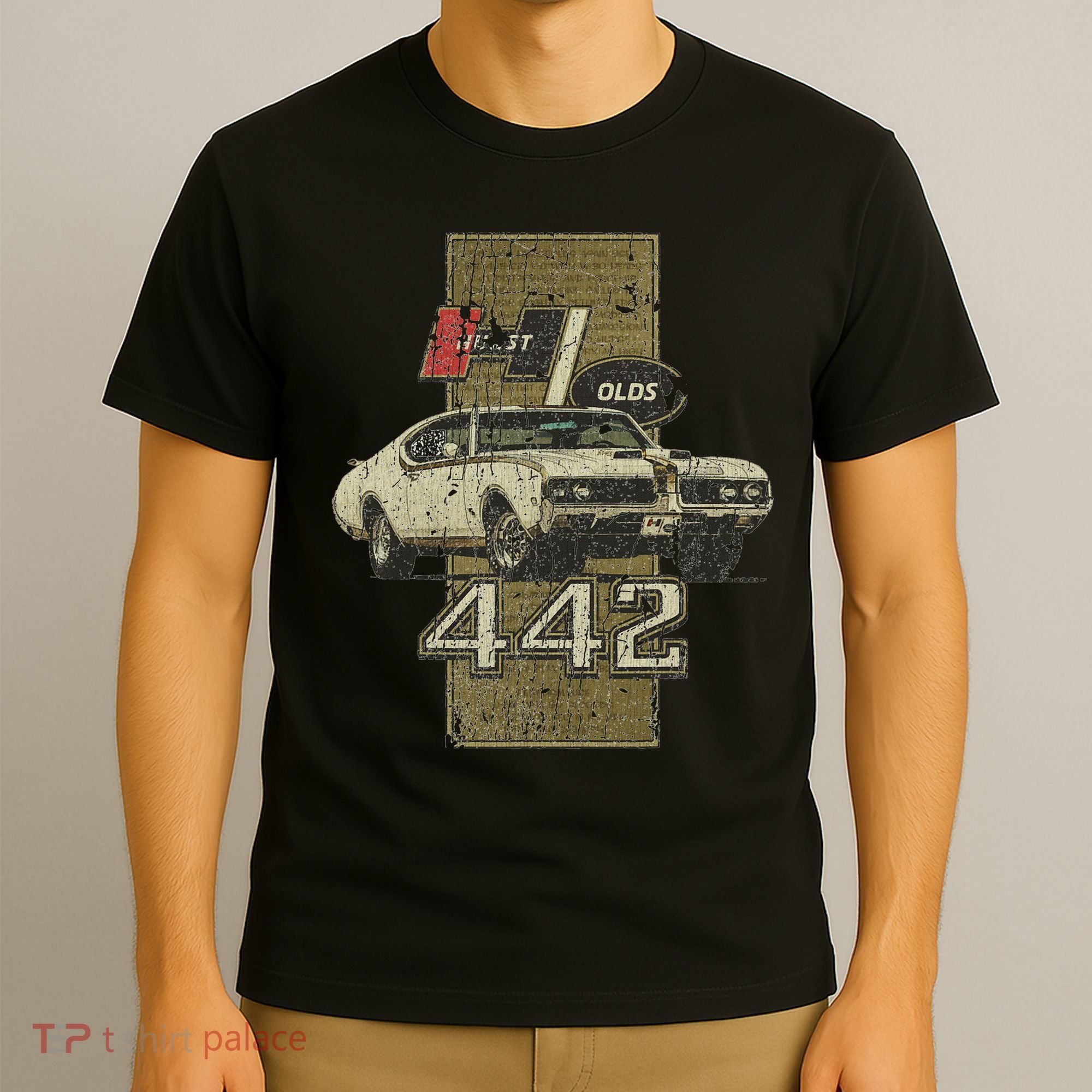 1969 69 Olds 442 Muscle Car T-Shirt