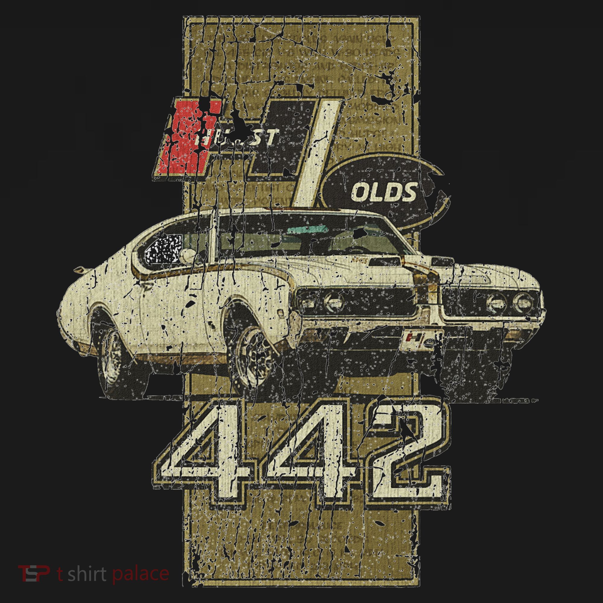 1969 69 Olds 442 Muscle Car Women's Hoodie