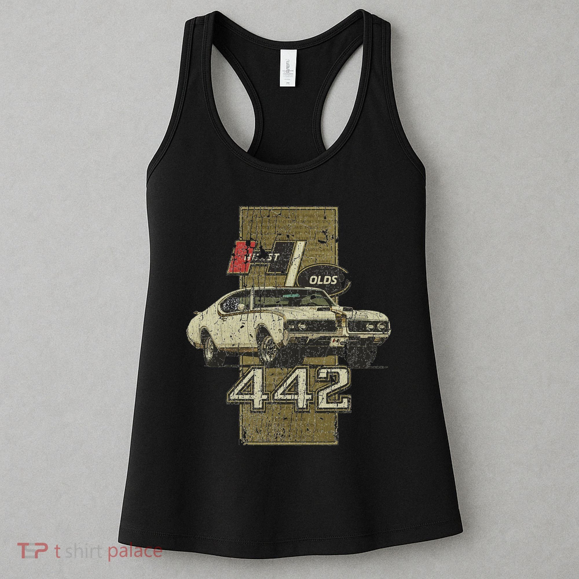 1969 69 Olds 442 Muscle Car Women's Tank Top
