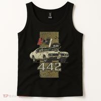 1969 69 Olds 442 Muscle Car Tank Top thumb 2