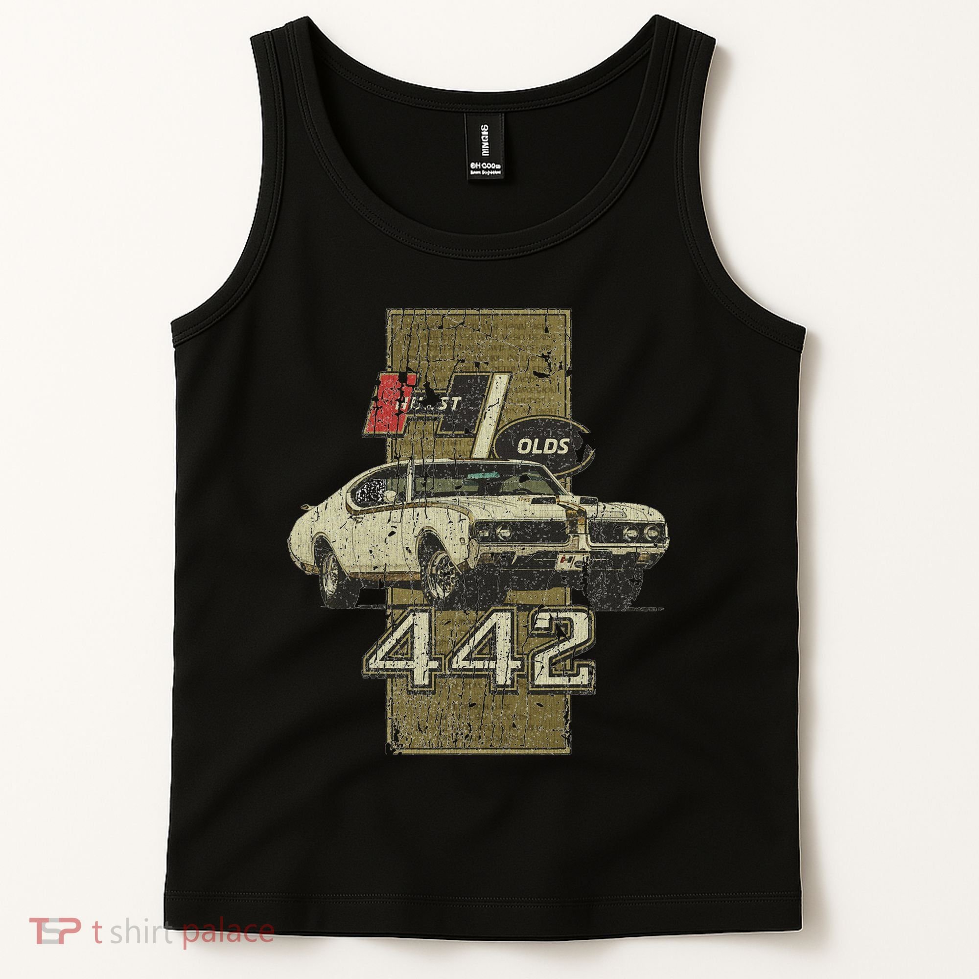 1969 69 Olds 442 Muscle Car Tank Top