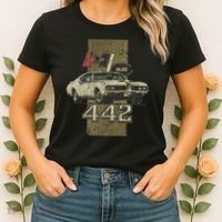 1969 69 Olds 442 Muscle Car Women's T-Shirt thumb 2