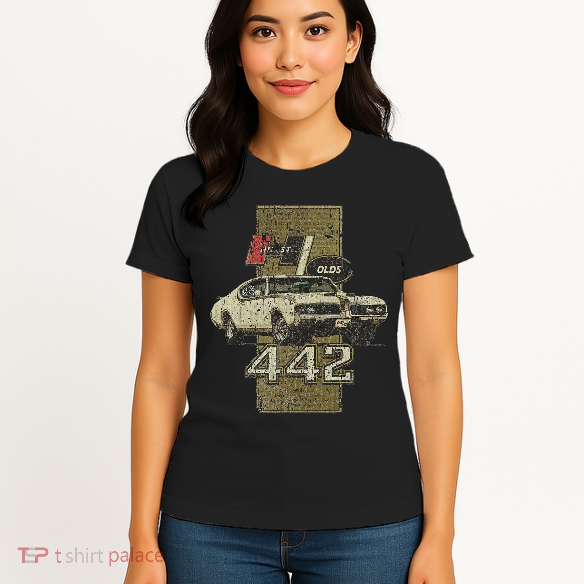 1969 69 Olds 442 Muscle Car Women's T-Shirt