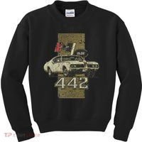 1969 69 Olds 442 Muscle Car Kids Sweatshirt thumb 0