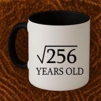 16th birthday Square Root of 256 Coffee Mug thumb 2