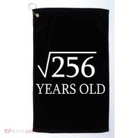 16th birthday Square Root of 256 Golf Towel thumb 0