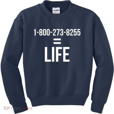 18002738255 Equals Life Kids Sweatshirt