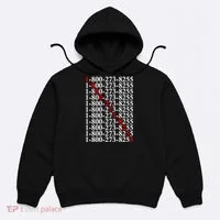 18002738255 Hotline Red Logo Hoodie thumb 0