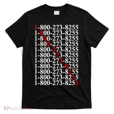 18002738255 Hotline Red Logo T-Shirt