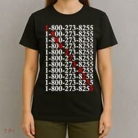 18002738255 Hotline Red Logo T-Shirt thumb 4