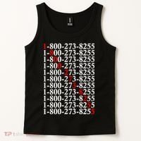 18002738255 Hotline Red Logo Tank Top thumb 2