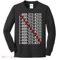 18002738255 Hotline Red Logo Kids Long Sleeve Shirt thumb 0