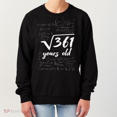 19 Year Old Birthday Math Geek Women's Sweatshirt