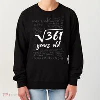 19 Year Old Birthday Math Geek Women's Sweatshirt thumb 0