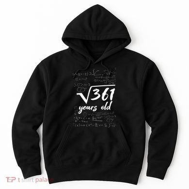 19 Year Old Birthday Math Geek Hoodie