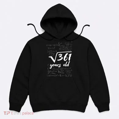 19 Year Old Birthday Math Geek Hoodie