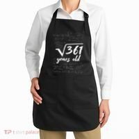 19 Year Old Birthday Math Geek Apron thumb 2
