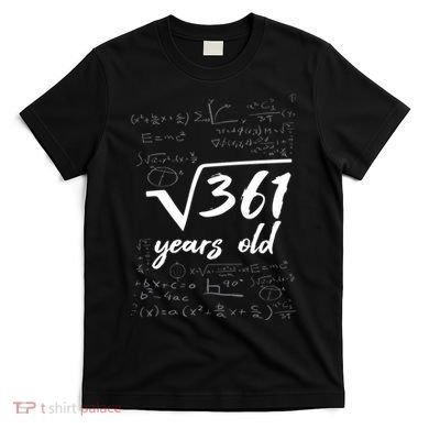 19 Year Old Birthday Math Geek T-Shirt