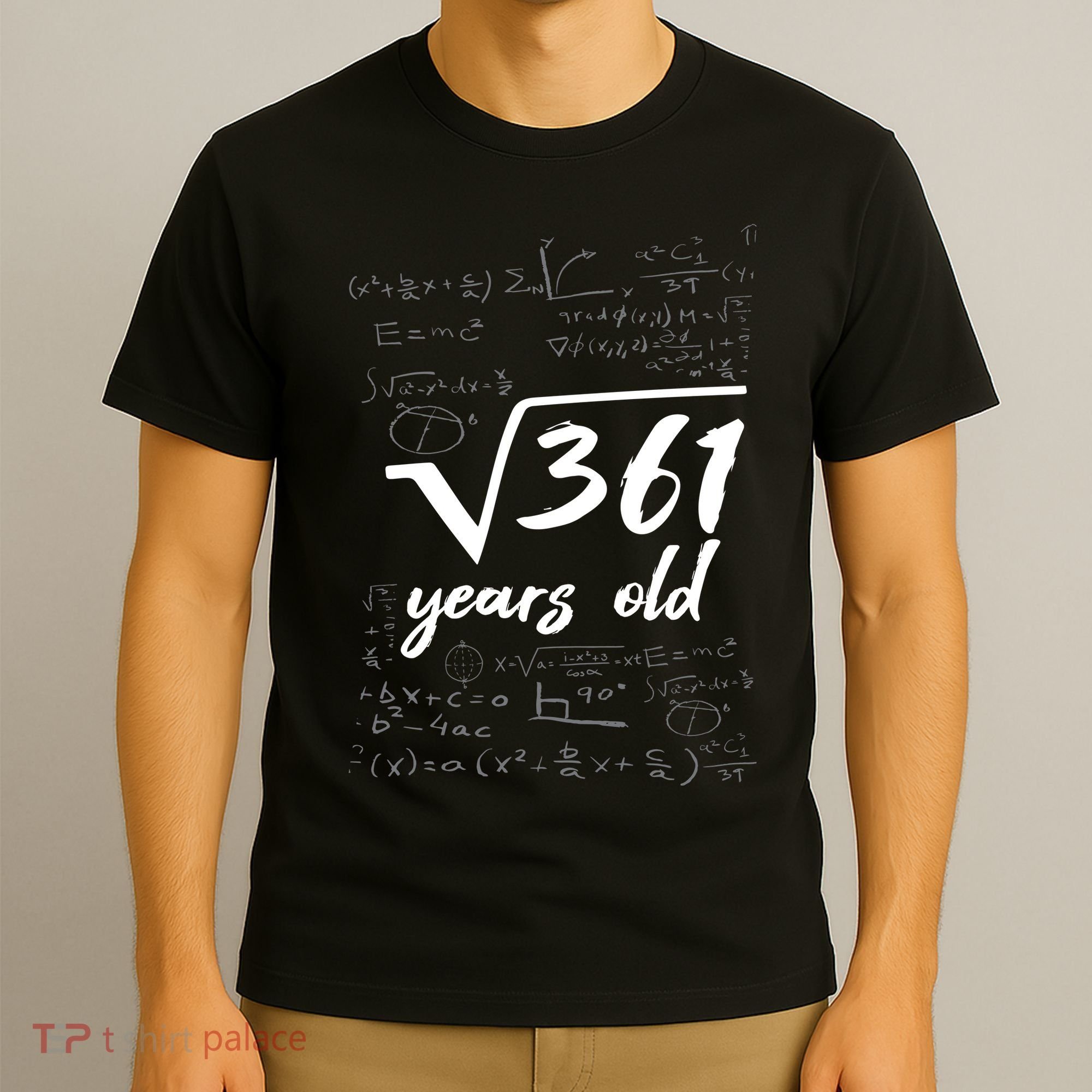 19 Year Old Birthday Math Geek T-Shirt