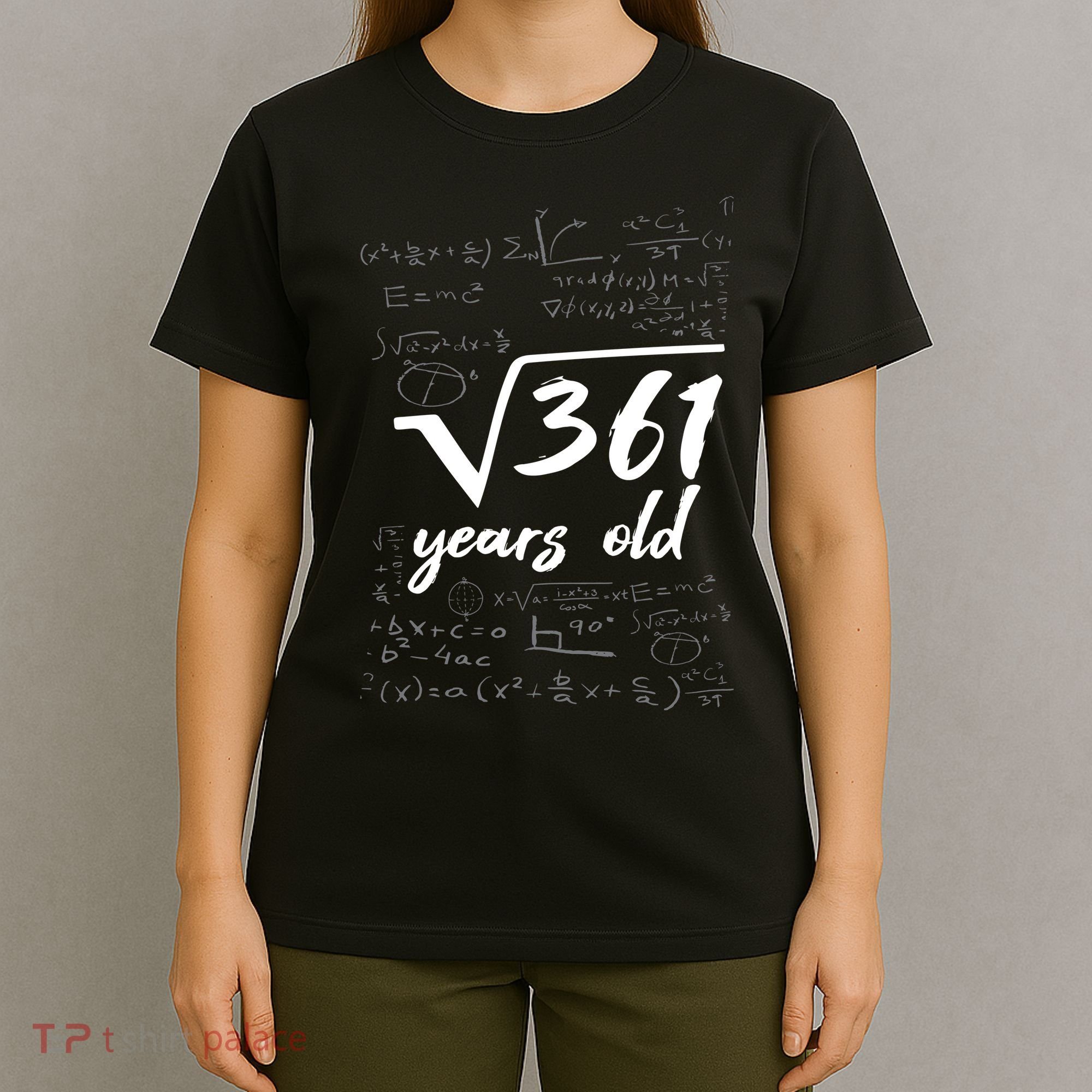 19 Year Old Birthday Math Geek T-Shirt