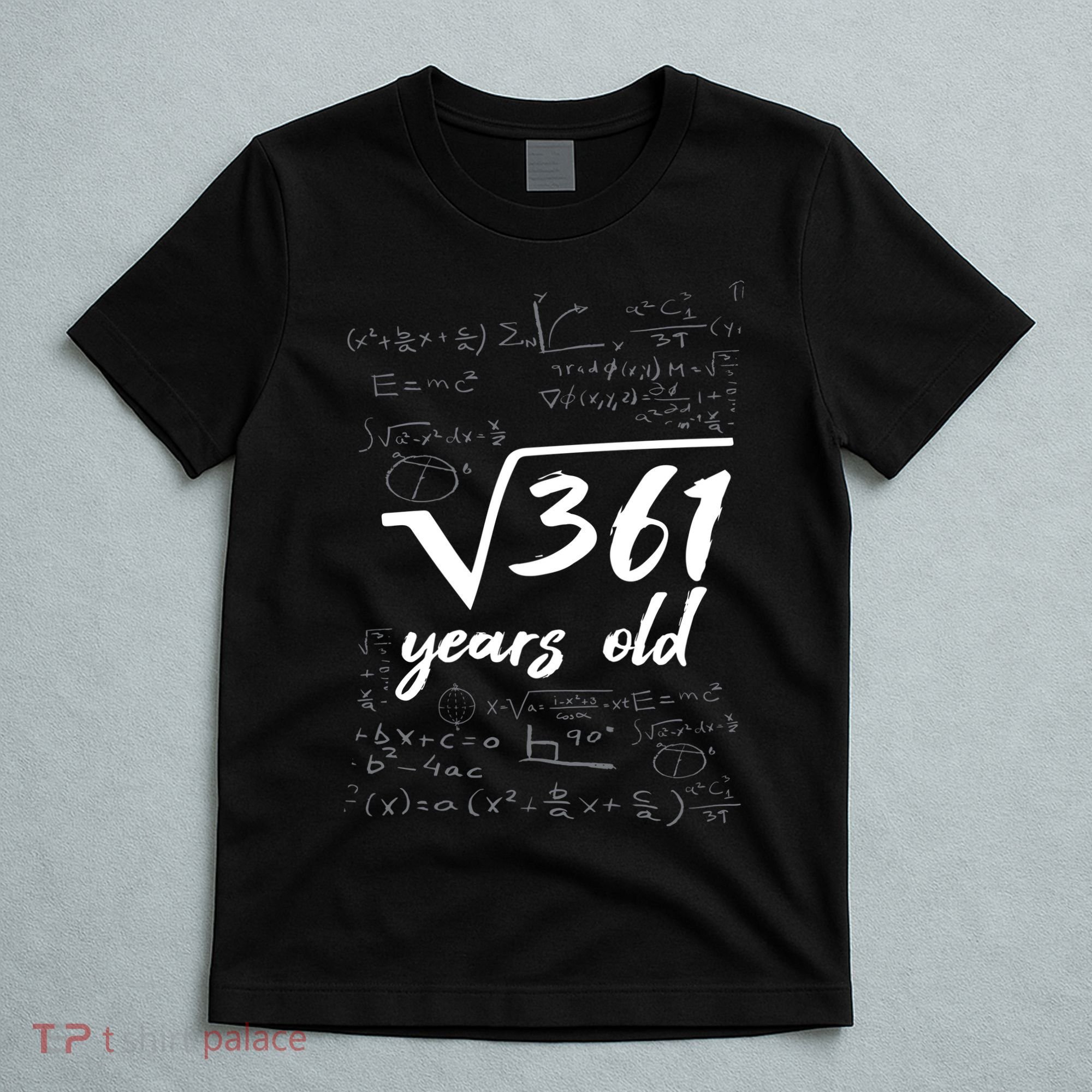 19 Year Old Birthday Math Geek T-Shirt