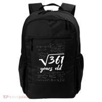 19 Year Old Birthday Math Geek Backpack thumb 0