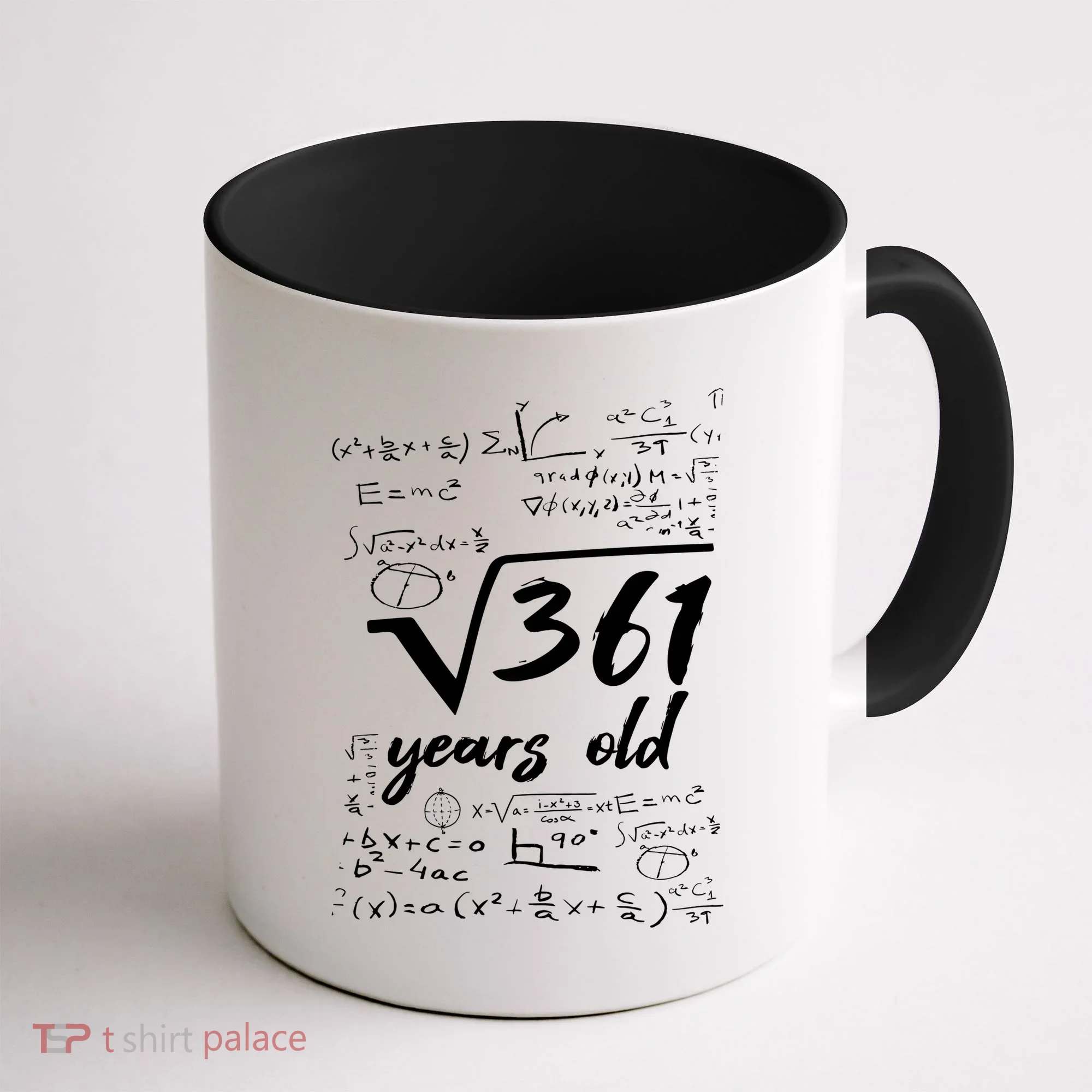 19 Year Old Birthday Math Geek Coffee Mug