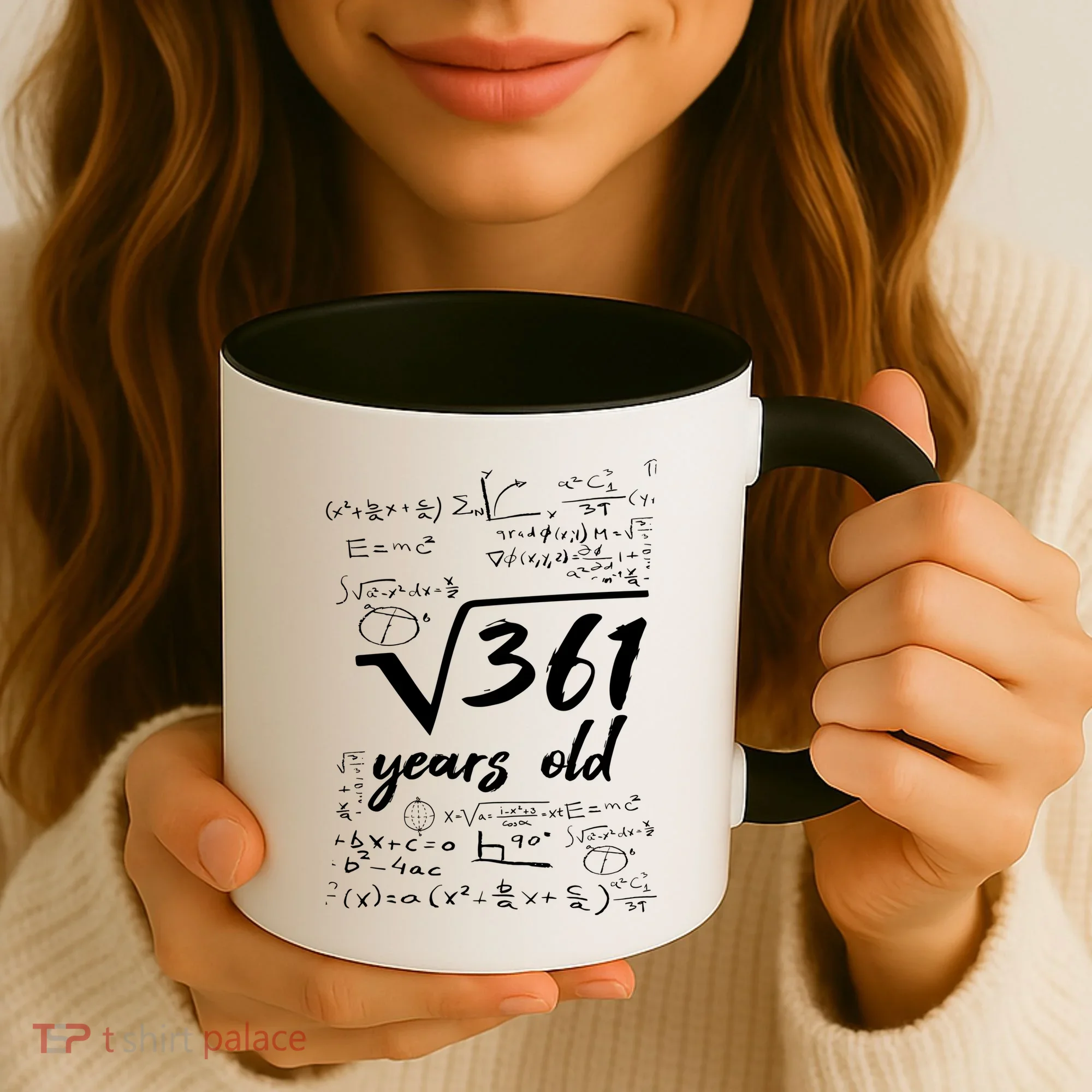19 Year Old Birthday Math Geek Coffee Mug
