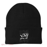 19 Year Old Birthday Math Geek Beanie thumb 0