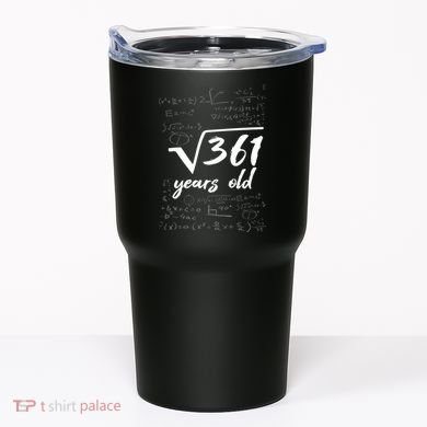 19 Year Old Birthday Math Geek Tumbler