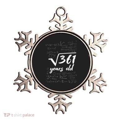 19 Year Old Birthday Math Geek Ornament