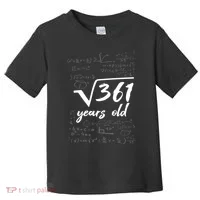 19 Year Old Birthday Math Geek Toddler T-Shirt thumb 0