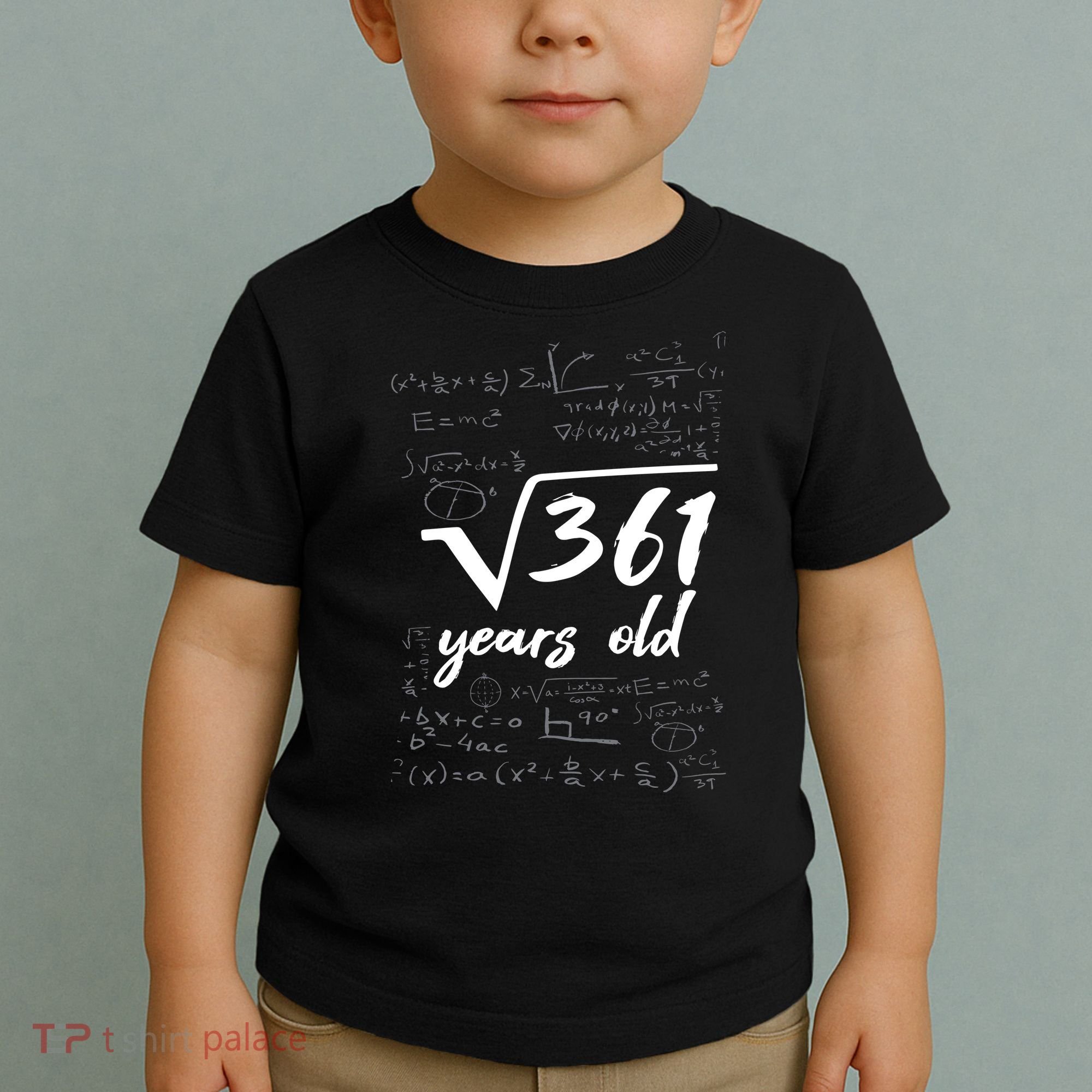 19 Year Old Birthday Math Geek Toddler T-Shirt