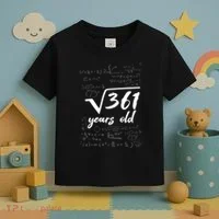 19 Year Old Birthday Math Geek Toddler T-Shirt thumb 3