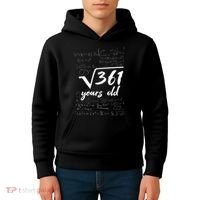 19 Year Old Birthday Math Geek Kids Hoodie thumb 4