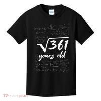 19 Year Old Birthday Math Geek Kids T-Shirt thumb 0