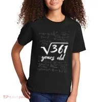 19 Year Old Birthday Math Geek Kids T-Shirt thumb 2