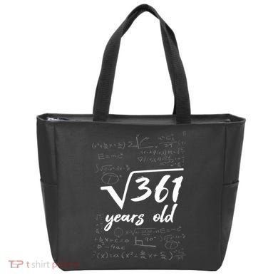 19 Year Old Birthday Math Geek Tote Bag