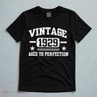 1929 Vintage Aged To Perfection Birthday Gift T-Shirt thumb 5