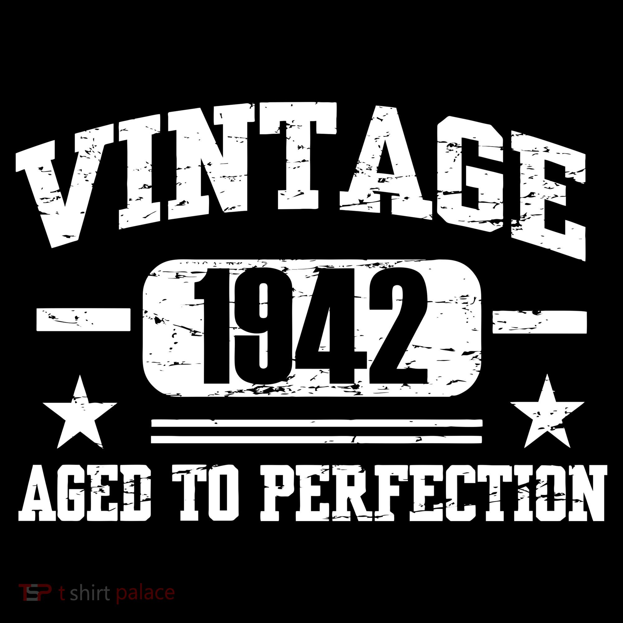 1942 Vintage Aged To Perfection Birthday Gift T-Shirt