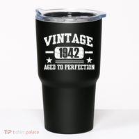 1942 Vintage Aged To Perfection Birthday Gift Tumbler thumb 0