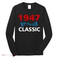 1947 Classic Birthday Gift Long Sleeve Shirt thumb 0