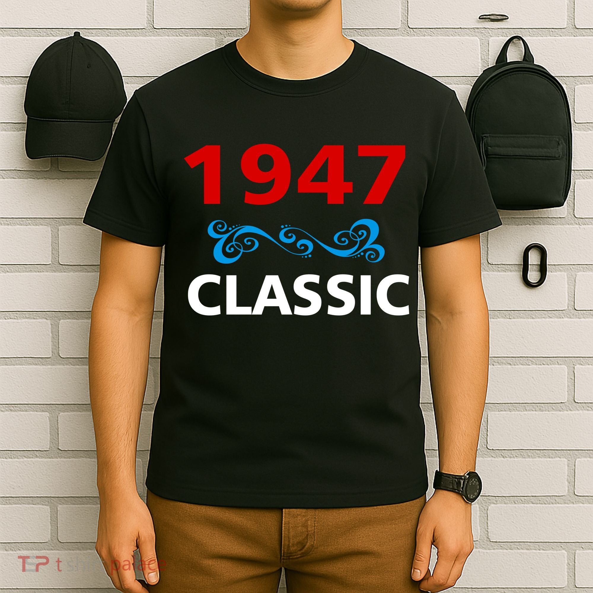 1947 Classic Birthday Gift T-Shirt