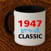 1947 Classic Birthday Gift Coffee Mug thumb 2