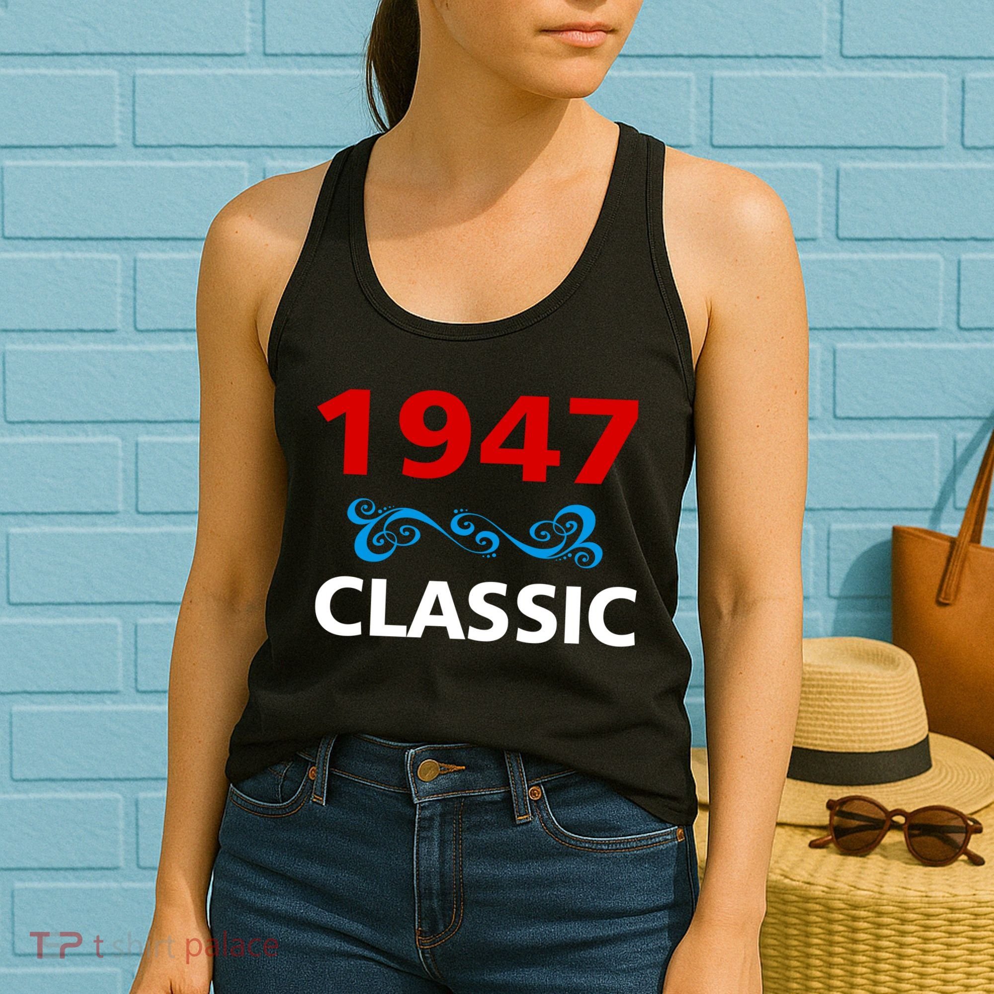 1947 Classic Birthday Gift Women's Tank Top