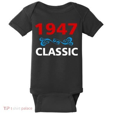 1947 Classic Birthday Gift Baby Bodysuit