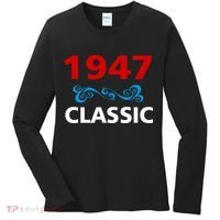 1947 Classic Birthday Gift Women's Long Sleeve Shirt thumb 0