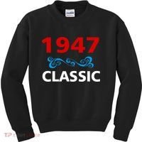 1947 Classic Birthday Gift Kids Sweatshirt thumb 0