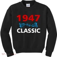 1947 Classic Birthday Gift Kids Sweatshirt thumb 0